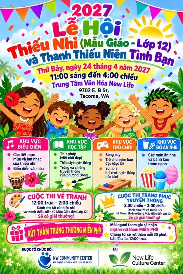 2027 festival poster in Vietnamese